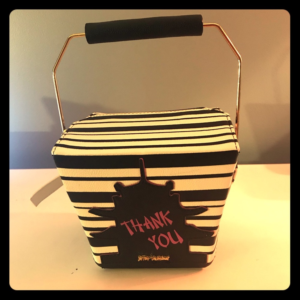 Betsey Johnson Chinese takeout box